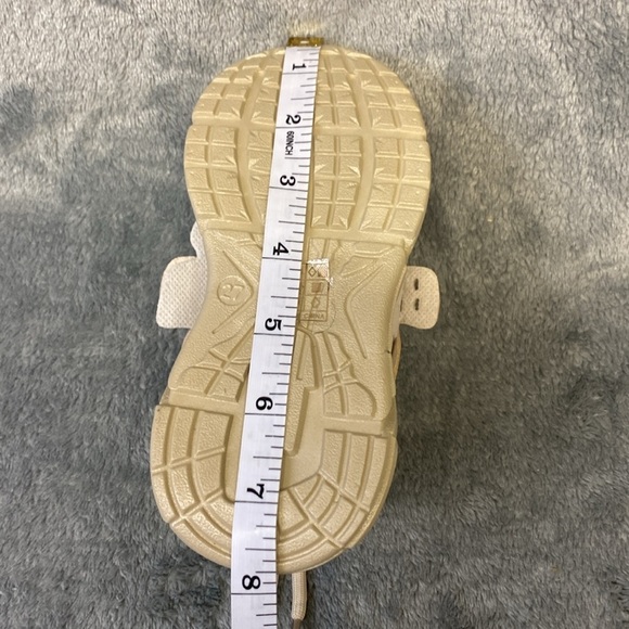 Boys Girls beige sneakers Lace Up Running Shoe Walking Non-Slip size‎ 27 - Picture 14 of 16